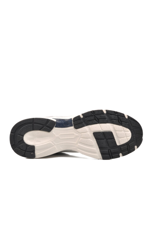 White-Navy Blue Textile Mens Sports Shoes Songa 101 23144 M (Large Size)