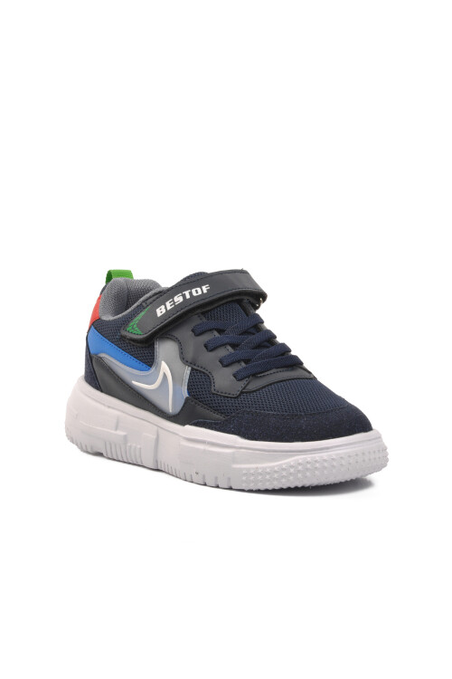 Navy Blue Childrens Sports Shoes BST-366 F