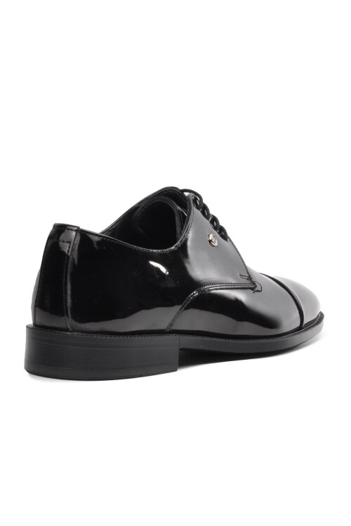 Black Patent Leather Genuine Leather Mens Classic Shoes 7028 M