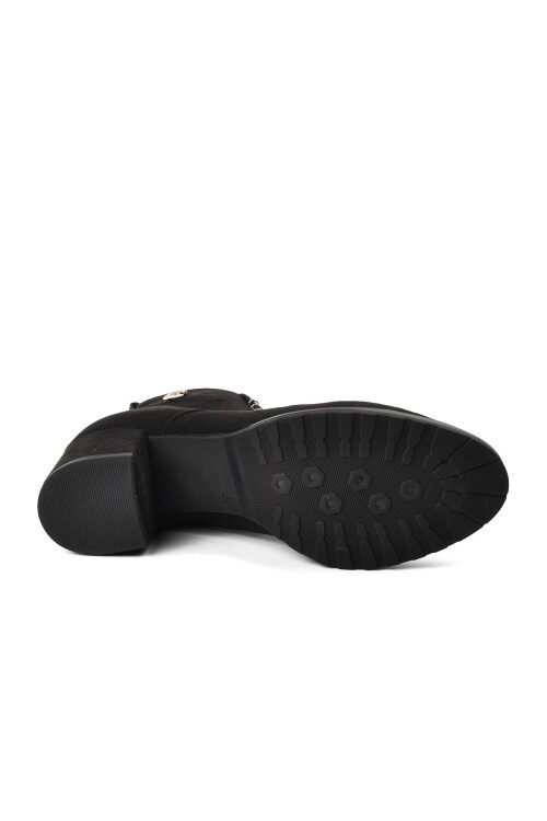 Black Suede Womens Boots PC-52011