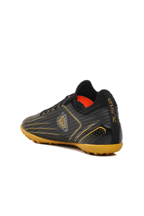 حذاء رجالي أسود من البولي يوريثين للعشب الصناعي MH-242-137 M