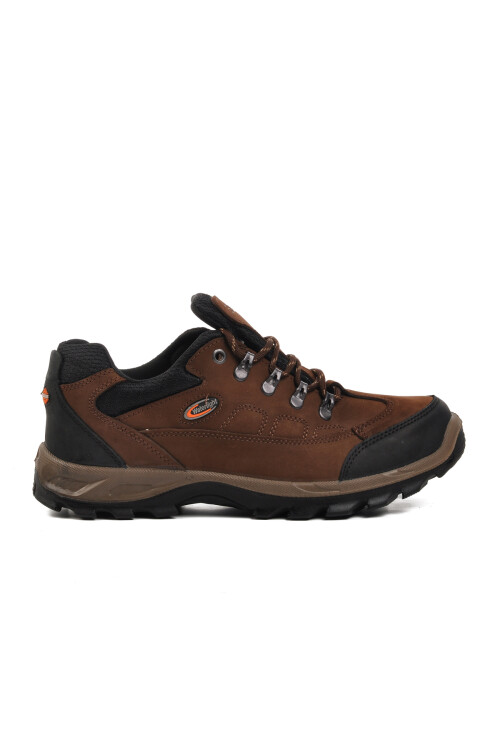 Dark Brown Genuine Leather Mens Outdoor Shoes M5537 M