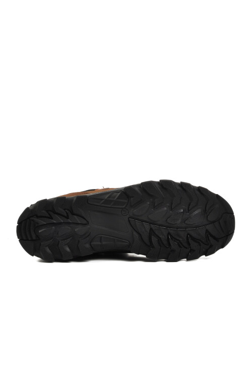 Dark Brown Genuine Leather Mens Outdoor Shoes M5537 M