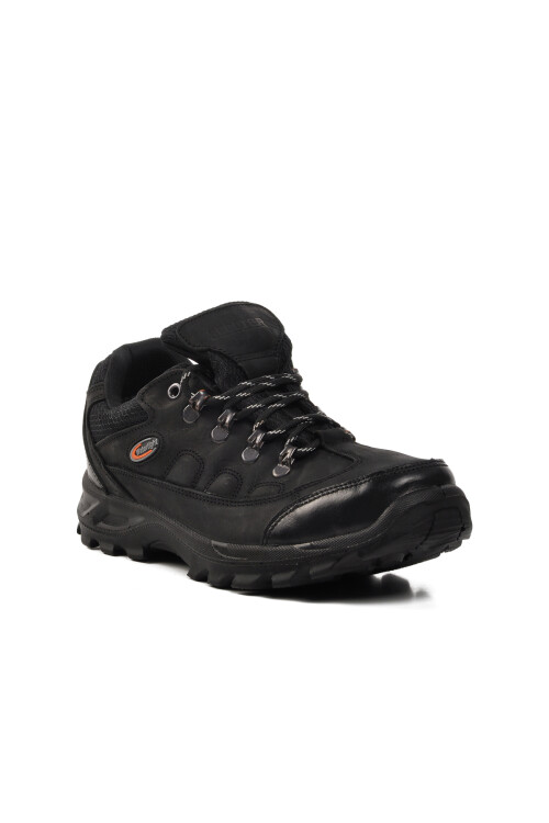 Black Genuine Leather Mens Outdoor Shoes M5537 M