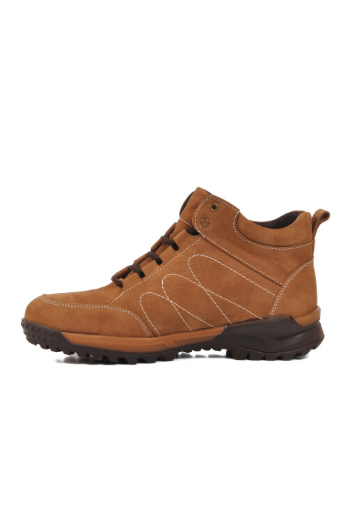 AyakmodTan Nubuck Men's Outdoor Boots 25015 M