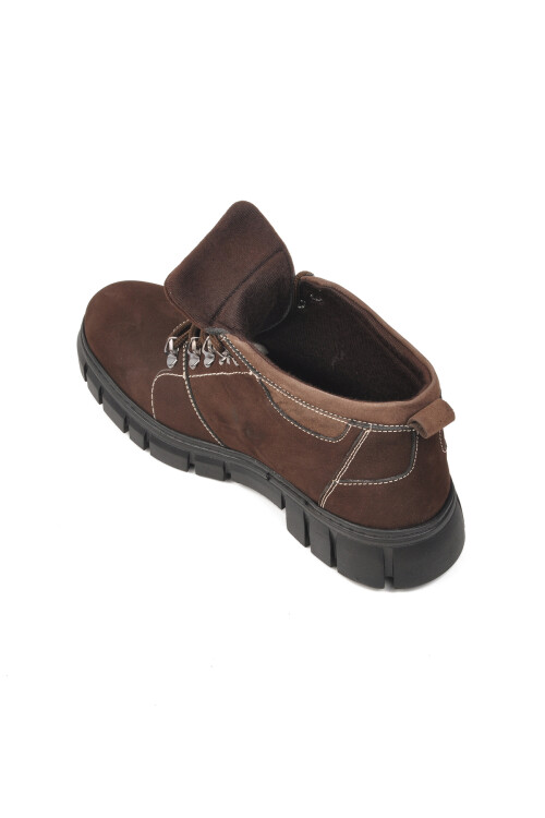 Brown Nubuck Mens Outdoor Boots 25016 M