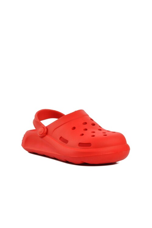 Red Childrens Slippers Aspor T-REX 1648 G