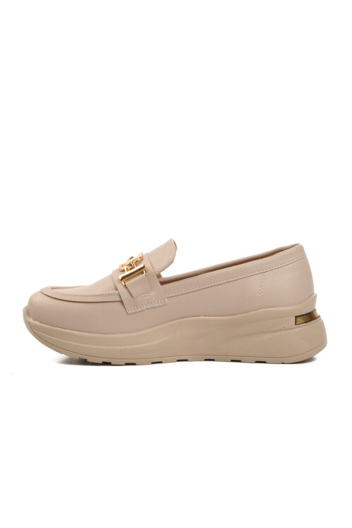 Beige Womens Casual Shoes 7697 Z
