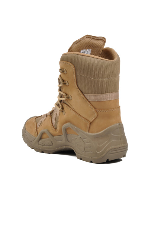 Beige Nubuck Waterproof Mens Outdoor Boots P1490 M
