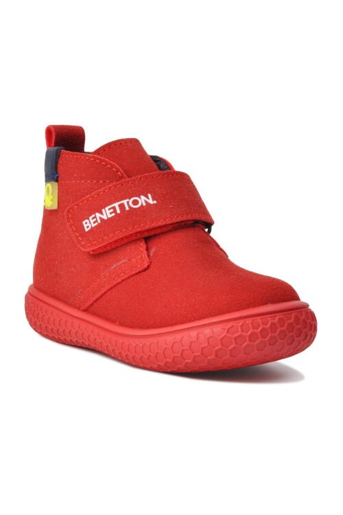 United Colors Of BenettonRed Velcro Baby Boots BN-30490 B
