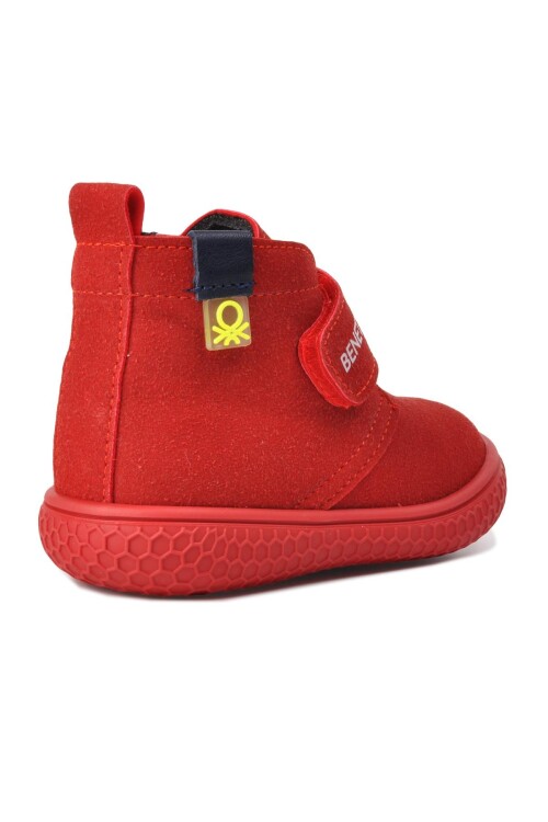 United Colors Of BenettonRed Velcro Baby Boots BN-30490 B
