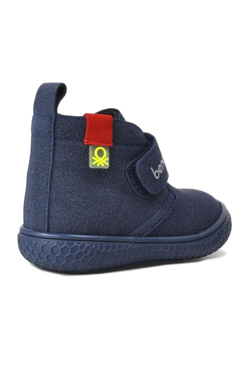 United Colors Of BenettonNavy Blue Velcro Baby Boots BN-30490 B