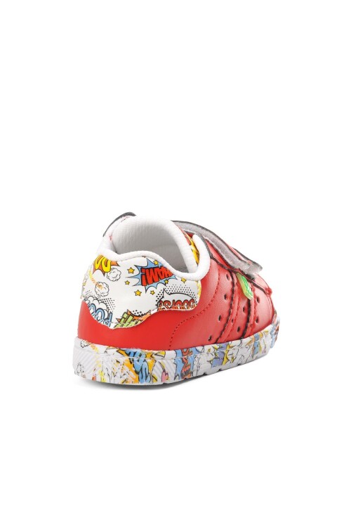 United Colors Of BenettonRed Velcro Baby Sneakers BN-30844 B