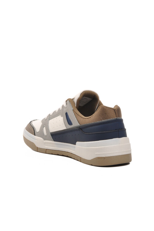 White Polyurethane Mens Sneakers Benetton BNI-11135 M