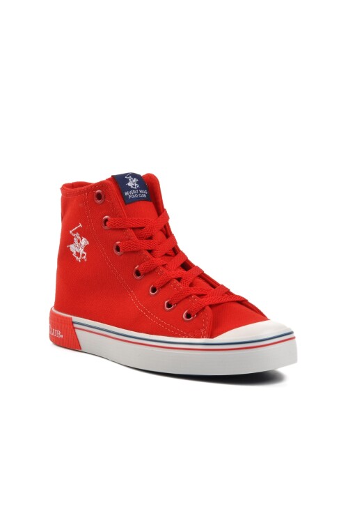 حذاء رياضي نسائي أحمر بطول الكاحل PO-10141 Z