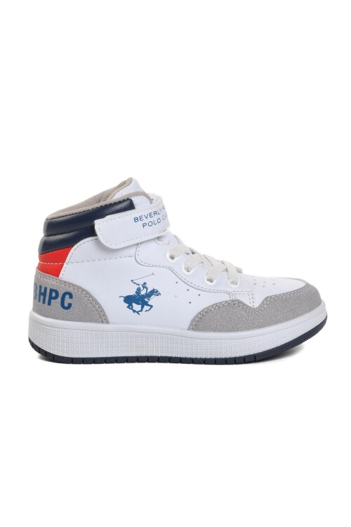 White Kids Hi Sneaker PO-10303 P