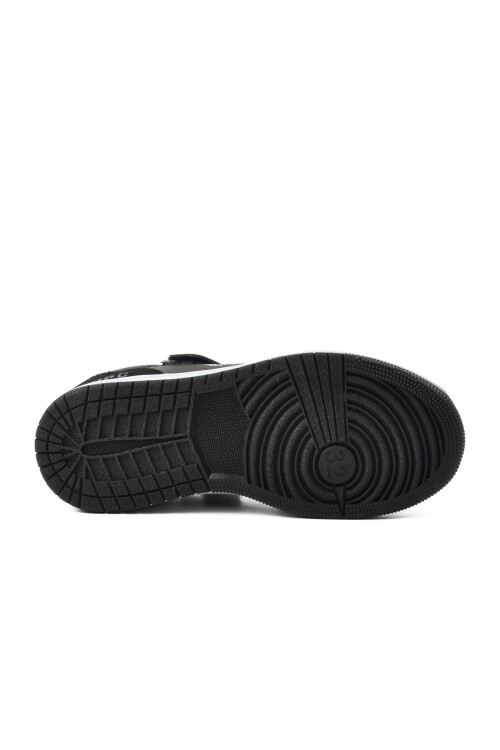 Black Childrens Sports Shoes PO-10320 F