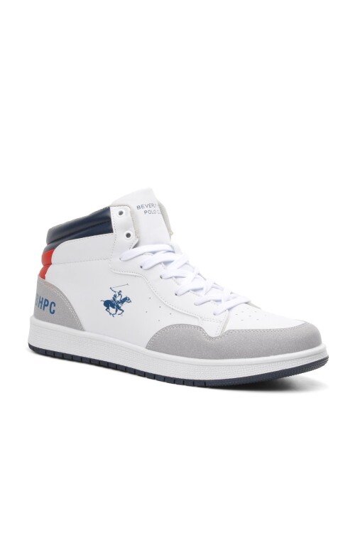 Beverly Hills Polo ClubWhite Ankle Length Men's Sneakers PO-10300 M