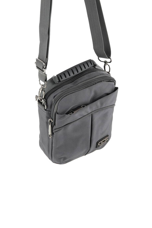 جاسحقيبة كتف رمادية للجنسين من CCS London 31397