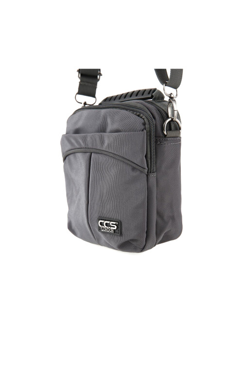 Grey Unisex Shoulder Bag CCS London 31397 Bag