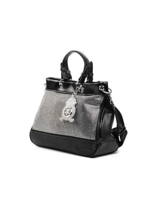 Black Womens Shoulder Bag 17107