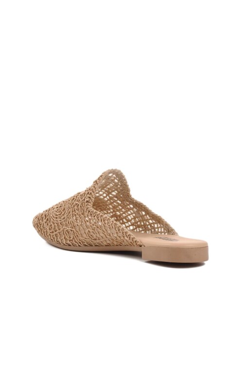 Mink Knitted Closed Front Womens Slippers CPR-22615 Z