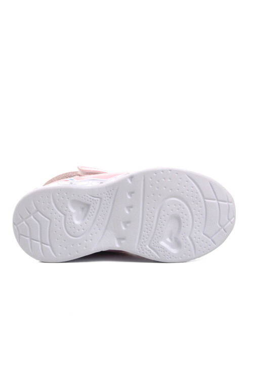 Pudra Cırtlı Işıklı Hafif Kız Çocuk Bot Kids P