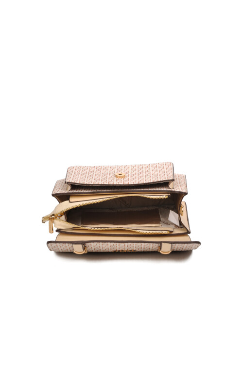  Beige Womens Shoulder Bag 4A49