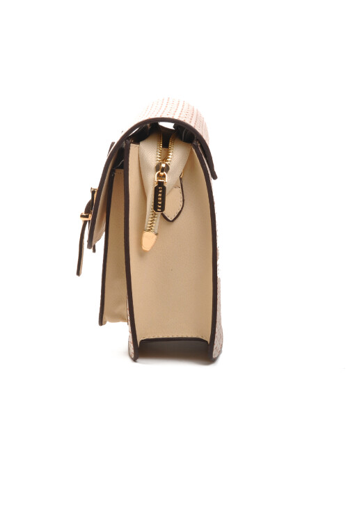  Beige Womens Shoulder Bag 4A49