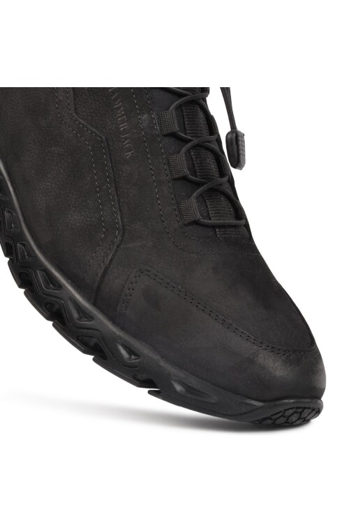 Siyah Hakiki Deri Erkek Günlük Ayakkabı 102 19664-M M