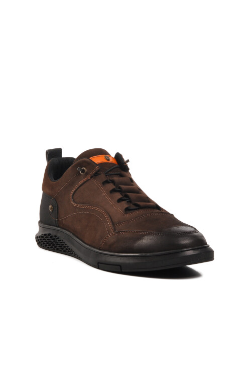 Brown Nubuck Mens Casual Shoes Parma 102 20590 M