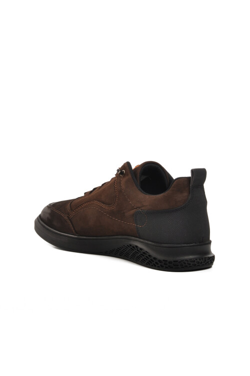 Brown Nubuck Mens Casual Shoes Parma 102 20590 M