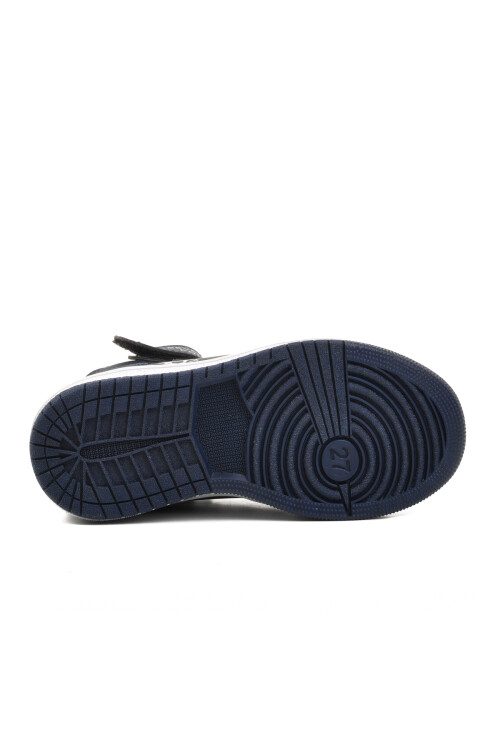 Navy Blue Kids Hi Sneaker PO-10303 P