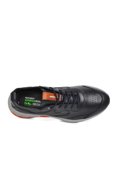 حذاء كاجوال رجالي أزرق داكن-رمادي 152-19736 M