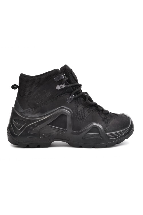 Siyah Nubuk Suni Deri Erkek Outdoor Bot P1492 M