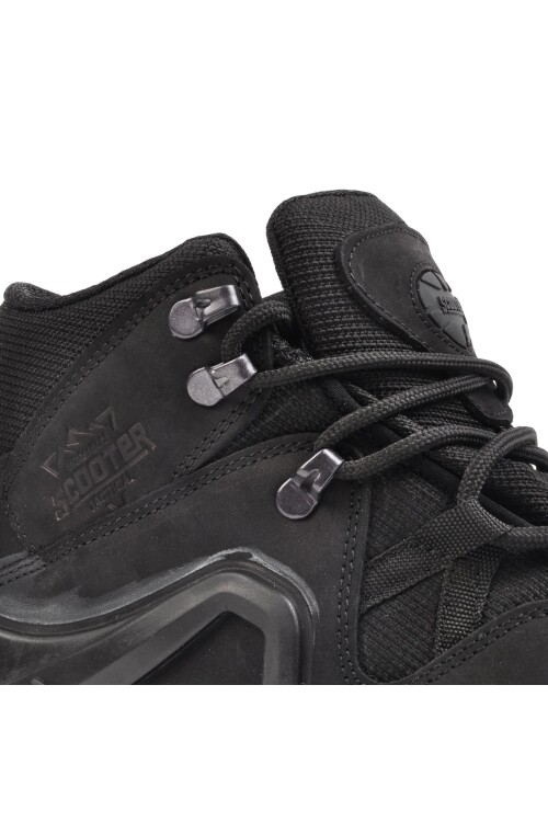 Black Nubuck Waterproof Mens Outdoor Boots P1492 M