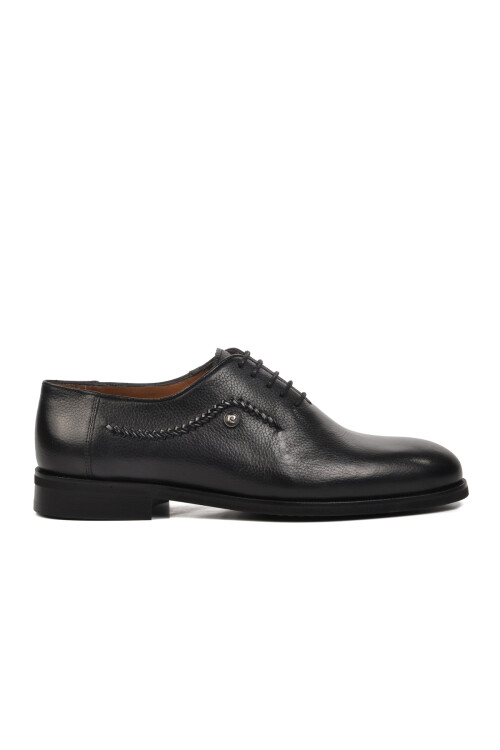 Black Genuine Leather Mens Classic Shoes 10404 M