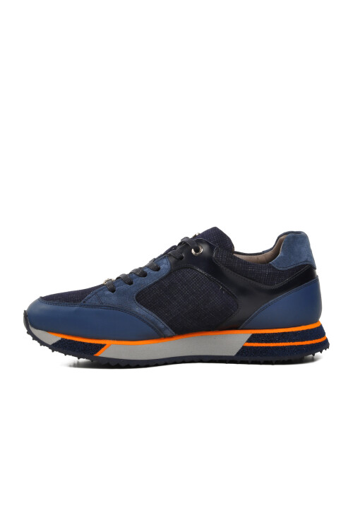 Navy Blue Mens Sneakers 335458 M