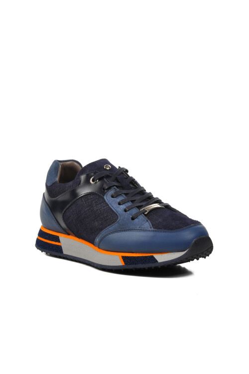 Navy Blue Mens Sneakers 335458 M