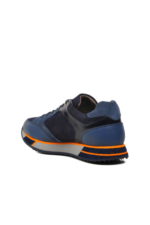 Navy Blue Mens Sneakers 335458 M