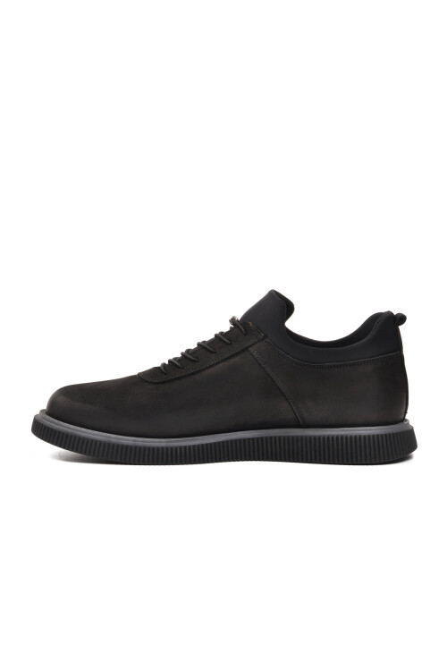 Black Nubuck Mens Casual Shoes 61896 M
