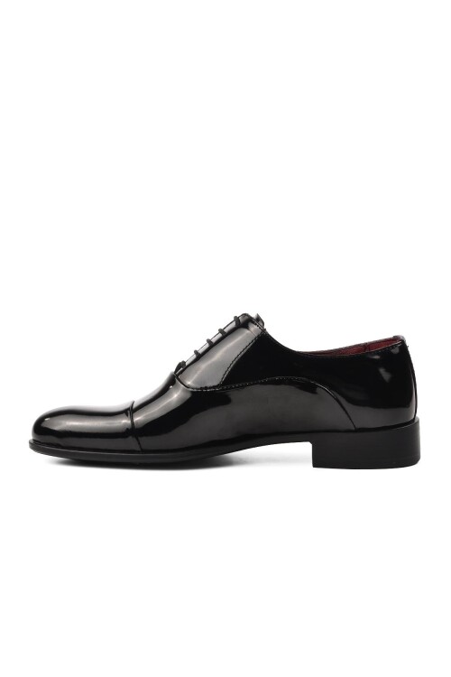 Black Patent Leather Mens Classic Shoes 7018 M