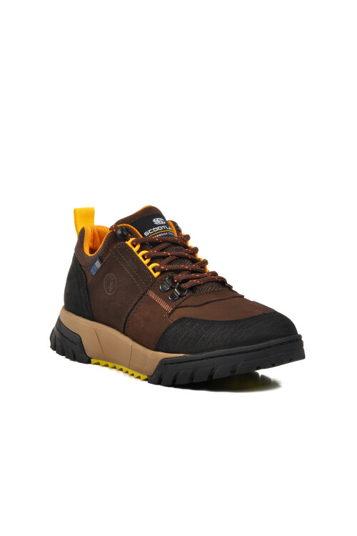 Kahve Nubuk Hakiki Deri Erkek Günlük Ayakkabı 152-18497 M