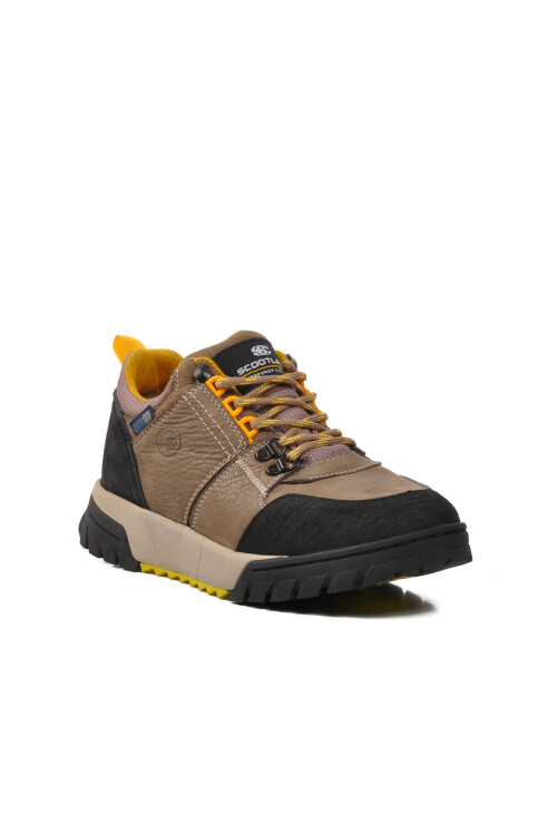 Kum-Siyah Hakiki Deri Erkek Günlük Ayakkabı 152-18497 M