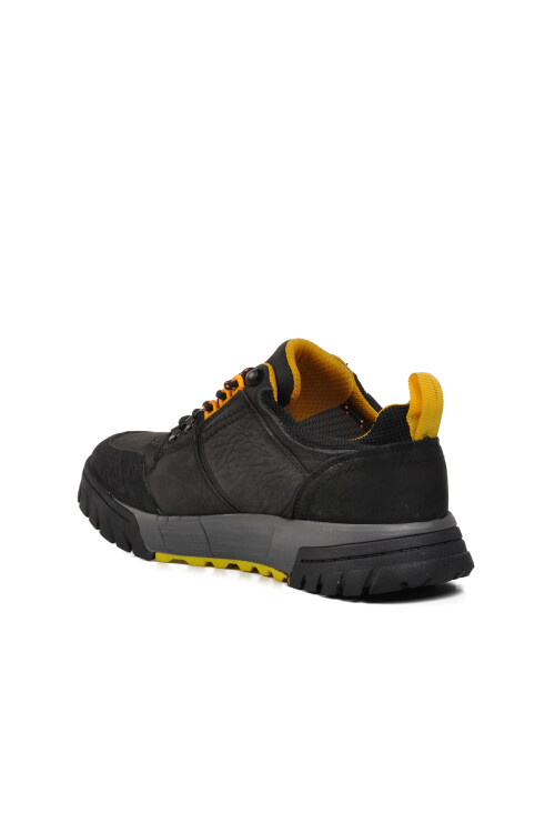 Siyah Hakiki Deri Erkek Günlük Ayakkabı 152-18497 M