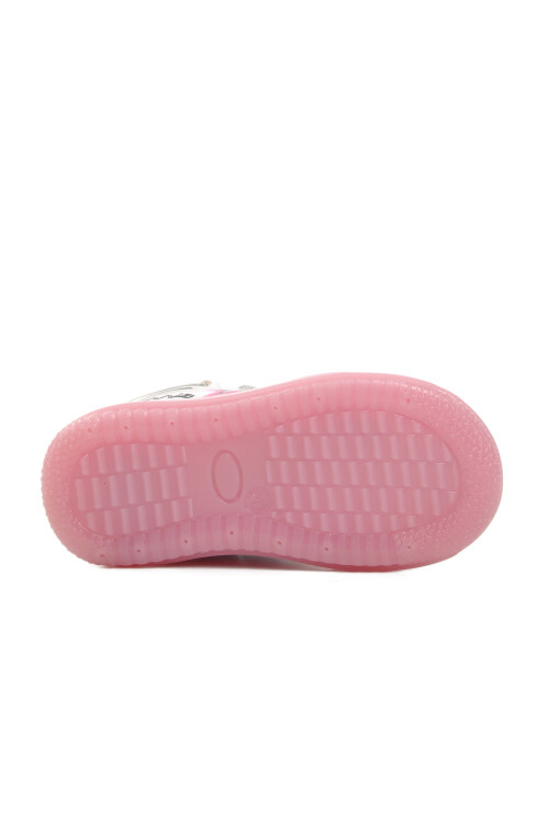 White Pink Zippered Girls Boots Sirius P