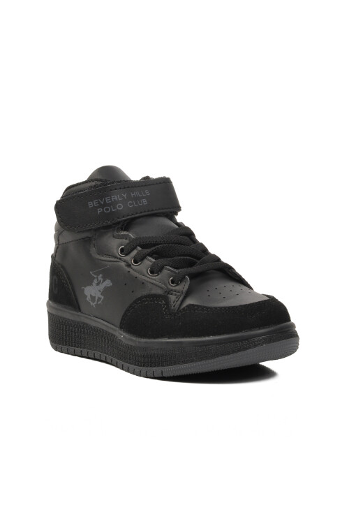 Black Kids Hi Sneakers PO-10303 P