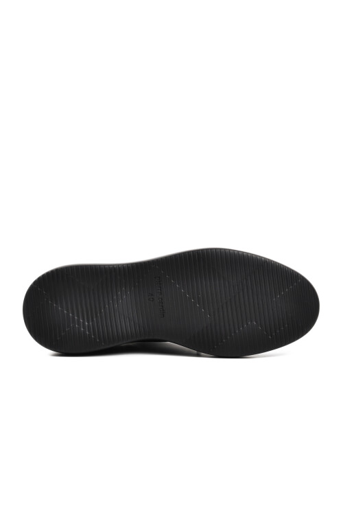 Black Patent Leather Genuine Leather Mens Casual Shoes 70914 M