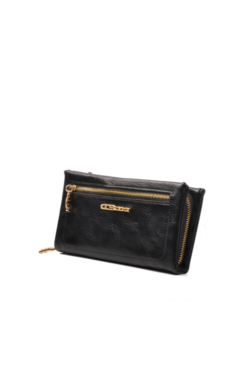 Black Womens Wallet 17031