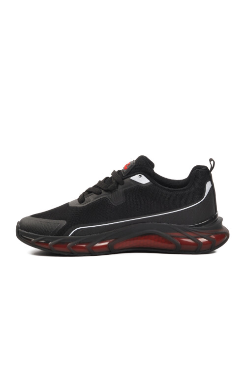 Black-Red Mens Sneakers Turbo M